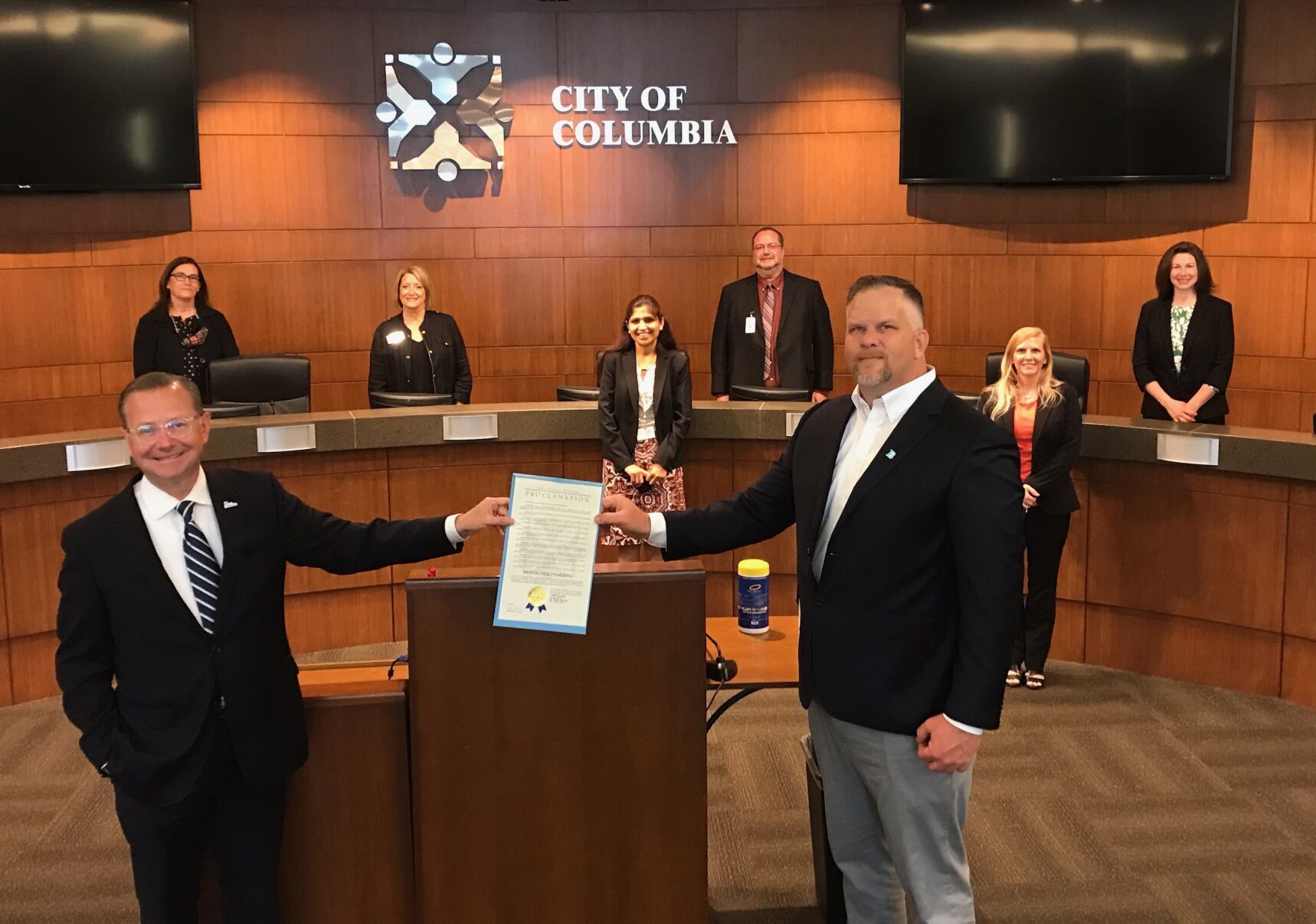 Columbia declares May as Mental Health Awareness Month
